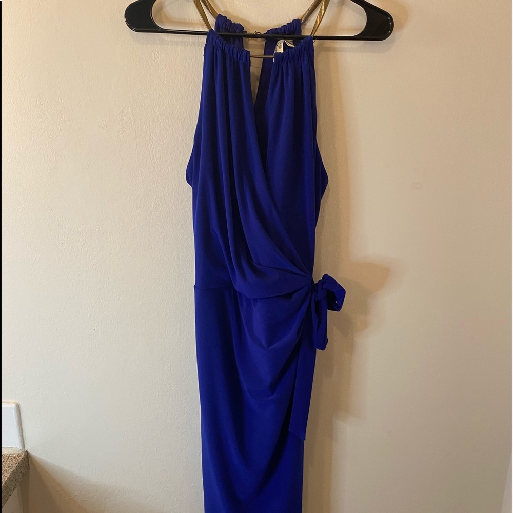Royal blue dress
